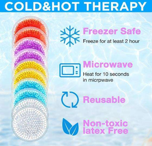 Best Selling Reusable Hot/Cold Gel Bead Pack Custom Shape Logo | Therapy Injury Pain Relief <strong>Kid</strong> Toy Hand <strong>Warmer</strong> Kada KD0410 - Product Image 6