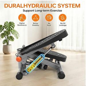 DuralHydraulic Mini Stepper Machine With Anti-Slip Platform For Home <b>Exercise</b> Workout - Product Image 1