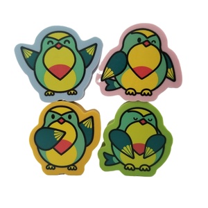 Dễ thương 2D phim hoạt hình chim phong cách hình tẩy tùy chỉnh khác nhau phim hoạt hình hình tẩy phù hợp cho học sinh trung học - Product Image 3