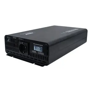 מהפך מתח 4000W 8000W ממיר DC 24V ל-AC 220V עם תצוגת LCD