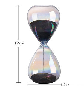 นาฬิกาทรายแก้วแบบกำหนดเอง 30 นาที 60 นาที สำหรับตกแต่งบ้าน นาฬิกาทรายคริสตัล ขวดทรายจับเวลา - Product Image 2