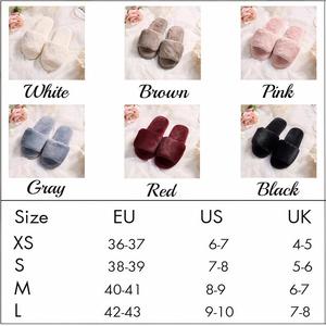 Personalized Bridesmaid Fluffy <b>Slippers</b>, <b>Bride</b> <b>Slippers</b> for Wedding, Bachelorette, Birthday, Honeymoon Gift, Wedding Favors - Product Image 6