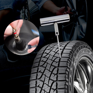 Kit de Reparación de Neumáticos Wantu, Juego de 33-58 Piezas, Herramientas de Acero para Autos, Motocicletas, Bicicletas Eléctricas, Reparación de Pinchazos sin Cámara - Product Image 4