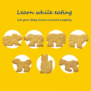 Zoo Bánh Quy Hình Động Vật Khác Nhau Bánh Quy Halal Thuần Chay Bánh Quy Bơ Em Bé Nguyên Bản - Product Image 3