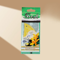 Diffuseur de parfum pour voiture en papier de coton de forme personnalisée, avec parfum longue durée, aromathérapie et décoration