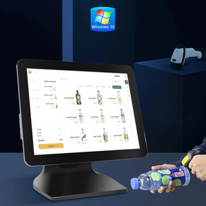 New 15.6inch 10-điểm cảm ứng điện dung màn hình thông minh PC POS hệ thống tiền mặt đăng ký máy All-in-One Hệ điều hành Android cho các cửa hàng bán lẻ - Product Image 3