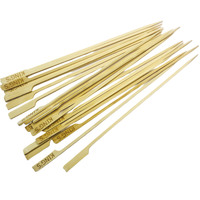 Lot de brochettes de barbecue jetables en bambou, bâtonnets alimentaires, vente en gros, usine chinoise, Teppo