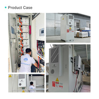Armoire de stockage d'énergie solaire industrielle et commerciale triphasée empilable Bettenergy 96 kWh IP65 pour extérieur avec onduleur hybride Solis