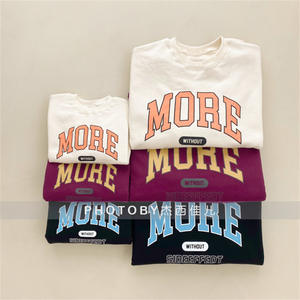 Korean Version INS New Spring Autumn Simple Fashion Letter Printed Loose Casual Wool Circle <strong>Hoodie</strong> for Girls Perfect - Product Image 5