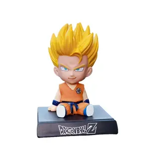 Anime Accessoires Ornamenten Bobble Heads Dragon Ballen Super Saiyan Goku Figuur