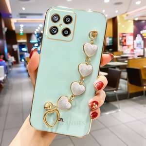 Funda de Silicona con Cadena y Diseño de Corazón para Huawei Honor X8 4g X6 5g 70 50 Pro 60 20 X10 X20 X30i, Compatible con <span class=keywords><strong>Honor70</strong></span> - Product Image 5