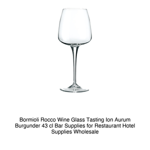 Copa de Degustación de Vino Tinto Aurum 43 cl Bormioli Rocco H 21.5 cm Ø 8 cm - Product Image 2