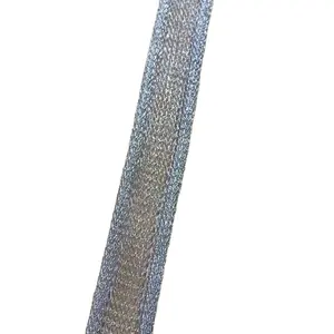 Tinned Copper clad steel(TCS) double round knitted wire mesh Gasket EMI/RFI Shielding Sleeve