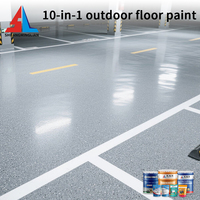 Peinture époxy écologique liquide pour sols en ciment, revêtement personnalisé, application directe au pinceau, peinture marine et revêtement caoutchouté