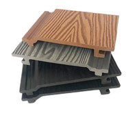 Revêtement mural extérieur en bois composite anti-UV, imperméable, nouvelle conception
