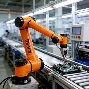 Bras robotique collaboratif automatisé AUBO-i5, charge utile 5 kg, programmation et assemblage pour produits électroniques 3C - Product Image 1