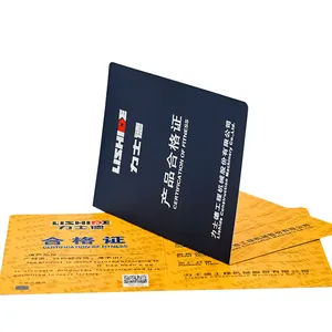 Printing Folding Security Certificate CE Certification Senior Custom Made Anti Degree Certificate Printed of Authentication