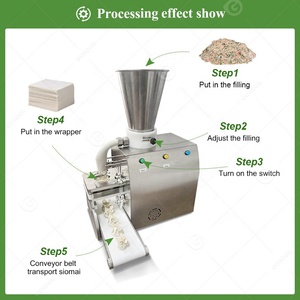 Máquina Manual para Hacer Siomai, Máquina Automática para Hacer Sumai, Máquina para Hacer <span class=keywords><strong>Shomai</strong></span>, Shaomai, Wonton y Fideos - Product Image 5