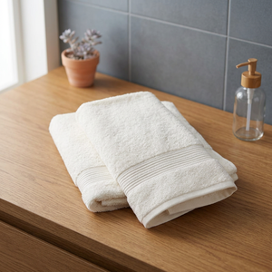 Toalla de baño de algodón tejido 140x70cm 400 GSM absorbente para hotel, spa, gimnasio, fitness y uso diario personal. - Product Image 5