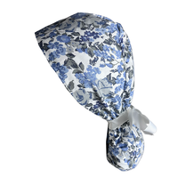 Bonnet de chirurgien personnalisé imprimé avec doublure en satin, ajustable, pour femmes, OEM ODM