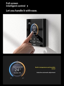 Thermostat intelligent Greenmi S3, chauffage par le sol, climatiseur, contrôle par application, compatible <span class=keywords><strong>Homekit</strong></span> - Product Image 2