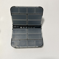 Boîte à leurres multi-compartiments double face 10 ou 16 grilles, organiseur d'accessoires de pêche pour micro-hameçons et clips