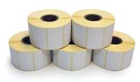 Étiquettes blanches semi-brillantes 100x50 étiquette d'expédition rouleau d'étiquettes de code-barres