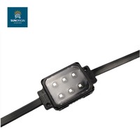 Luz LED de Pista para Exteriores, Resistente al Agua IP68, PC DMX512 RGBW, Pixel Negro SMD 5050, CRI90, DC24V, Garantía de 5 Años, Vida Útil de 50000h