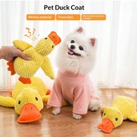 Jouet en peluche couineur en forme de canard pour chien, résistant à la mastication, idéal pour le jeu interactif et l'entraînement des chats et des chiens – Offre Spéciale