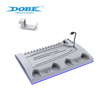 Support de charge et de refroidissement officiel DOBE pour PS5 avec ventilateur de refroidissement pour PS5/PS5 Slim/PS5 Pro - Accessoires de jeu