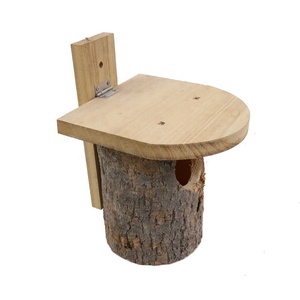 <span class=keywords><strong>Cage</strong></span> à oiseaux en forme de coffre, hôtel pour oiseaux en bois personnalisé, nichoir en bois de peuplier FSC, nichoir en bois pour oiseaux - Product Image 2