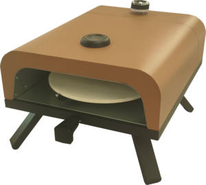 Horno de Pizza de Pellets de Sobremesa Moderno y Lujoso, con Patas Plegables Ajustables, Construcción de Acero Inoxidable, con Sistema de Seguridad Flame Tamer - Product Image 1