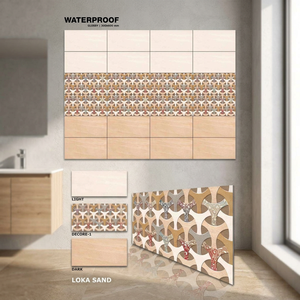 Mejor Precio, Azulejo de Pared de Cerámica de 300x600mm, 30x60cm, Acabado Brillante Digital, Garantía de 5 Años, 6mm de Grosor, Azulejo Decorativo para Sala de Estar - Product Image 6