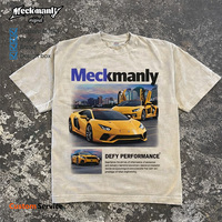 T-shirts décontractés pour hommes, style rétro, coupe ample, respirants, été, streetwear surdimensionné, OEM/ODM personnalisés