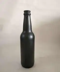 330 مللي أسود زجاجة بيرة زجاجية