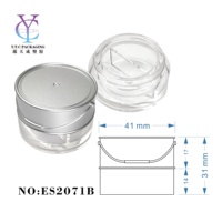 Boîtier vide pour fard à joues et palette, mini pot en plastique pour fard à paupières avec couvercle, couleur personnalisable pour cosmétiques