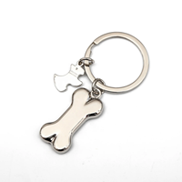 Porte-clés pendentif en forme de poupée animalière mignonne, en alliage de zinc brillant, de luxe, étanche, pour hommes et femmes, Halloween, Nouvel An