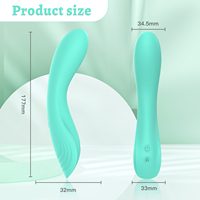 Ylove Vibrateur G-spot en silicone liquide à 10 fonctions, gode, stimulateur vaginal, jouet sexuel pour femmes avec fonction de chauffage