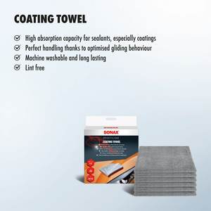 Toalla para aplicación de revestimientos, 6 piezas, microfibra sin pelusa para aplicación de cerámica y sellador - Product Image 2
