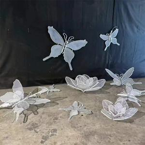 3D grande farfalla illuminata <span class=keywords><strong>angeli</strong></span> natale cortile decorazioni farfalla led luce decorazione - Product Image 6