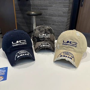 Casquette de baseball <span class=keywords><strong>UC</strong></span> Fashion à visière courte, style déchiré, hip-hop streetwear, unisexe, toutes saisons, ajustable pour les jeunes branchés - Product Image 2