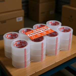 Cinta de Embalaje Transparente Vevor de 2.7 Mil, 65 Yardas, 24 Rollos, Cinta de Sellado de Cartones de Alta Resistencia - Product Image 2