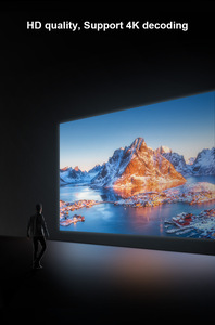 Yinzam Hy600 Mini 1080P HD LED Thông Minh Máy Chiếu Android 13 Wifi Tự Động Lấy Nét Tương Tác Được Xây Dựng Trong Loa Có Thể Bỏ Túi Xách Tay Chúng Tôi - Product Image 3