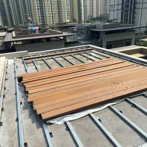 Revêtement de sol extérieur moderne en alliage pour <span class=keywords><strong>terrasse</strong></span>, cour et jardin Facile à installer Cliquez sur 18mm d'épaisseur Carré d'entretien en aluminium - Product Image 5