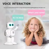 Robot grimpeur intelligent R8 version anglaise, jouet d'accompagnement pour enfants, équipement de service interactif pour la danse