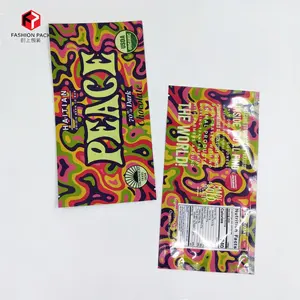 Tas kemasan pembungkus kustom dicetak segel panas aluminium Foil kue permen energi coklat Bar makanan Digital Printing