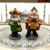Figurines en résine artistiques faites à la main sur mesure en gros, décorations du Ramadan 2025 pour la maison et le bureau, forme animale peinte à la main