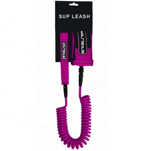 SUP Laisse 8/10 pieds enroulé Premium Stand Up <span class=keywords><strong>Paddle</strong></span> Board Laisse Rester à bord <span class=keywords><strong>Sangle</strong></span> de <span class=keywords><strong>cheville</strong></span> Choisissez les couleurs - Product Image 4