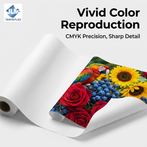Lona de PVC Negra de 190 g/m² para Exteriores, Bloquea la Luz, para Pancartas y Carteles Publicitarios en Indonesia - Product Image 5