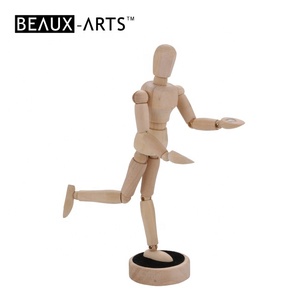 12 pouces artiste dessin modè<span class=keywords><strong>le</strong></span> poupée commune aimant en bois Mannequin Art artisanat <span class=keywords><strong>humain</strong></span> dessin croquis Figure - Product Image 2